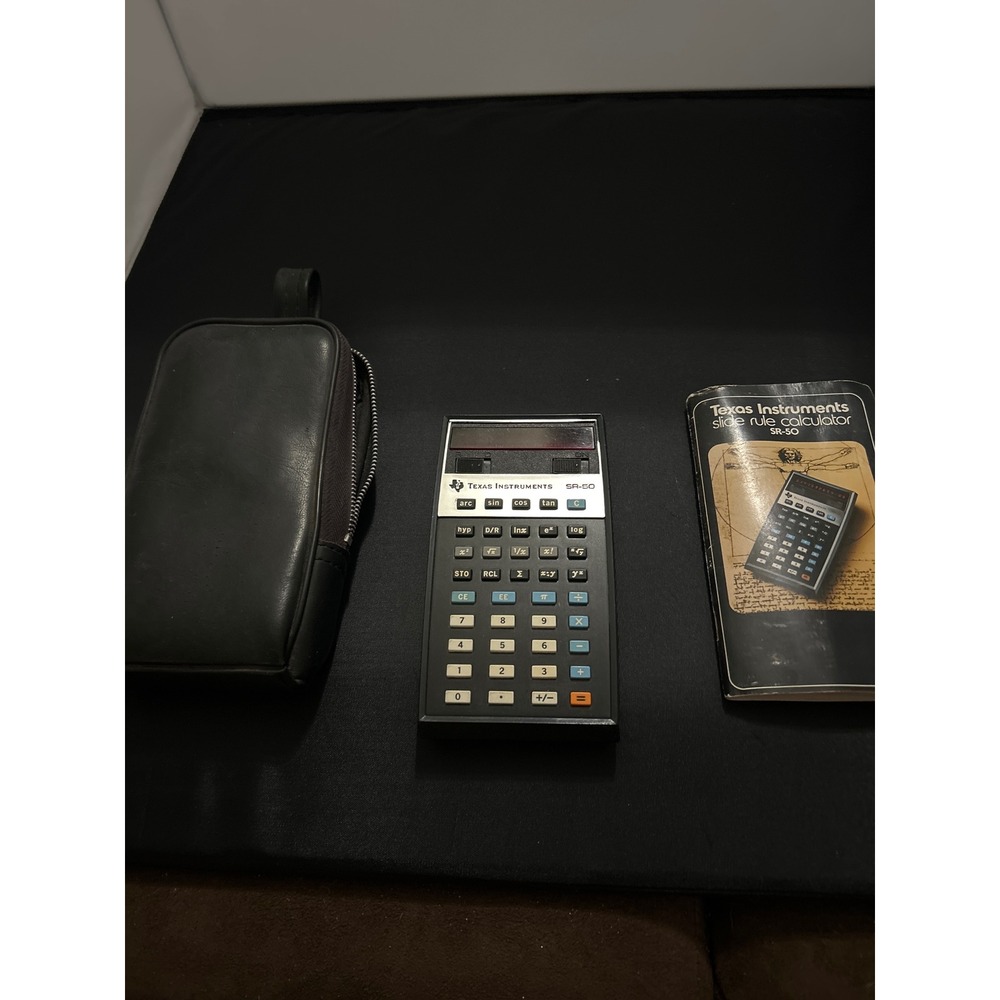 Texas Instruments SR-50 Slide‎ Rule Calculator Vintage Scientific Pocket